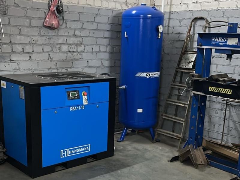 Винтовой компрессор Hansmann RSA 11-15 (Толмачево)